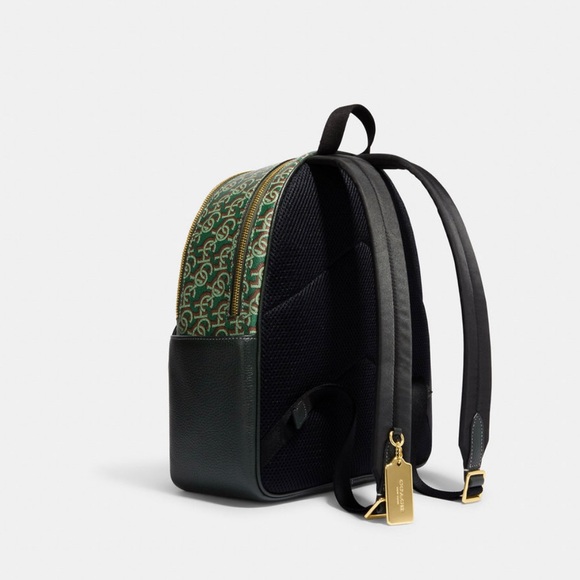 Coach Court Backpack With Coach Monogram Print CF344 - Picture 3 of 7